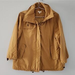 Urban Outfitters Silence + Noise Yellow 3/4 Sleeve Swing Anorak Sz Jacket Large